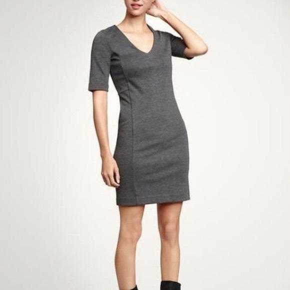 GAP Dresses & Skirts - Gap Ponte Knit V Neck Dress